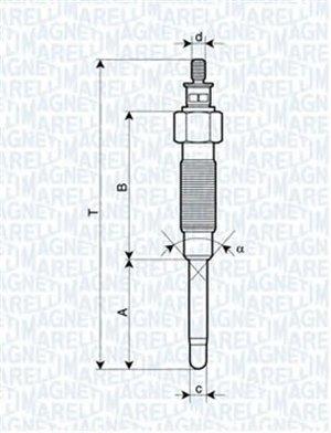 062900065304 Magneti marelli Свеча накаливания