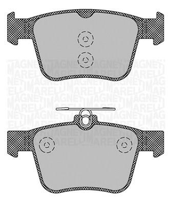 Magneti marelli 363916060713 Гальмівні колодки, комплект 363916060713: Купити в Україні - Добра ціна на EXIST.UA!