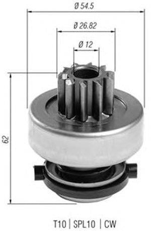 Magneti marelli 940113020398 Бендикс стартера 940113020398: Отличная цена - Купить в Украине на EXIST.UA! 940113020398 Magneti marelli Бендикс стартера