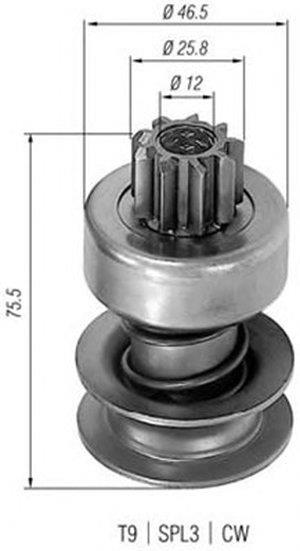 940113020001 Magneti marelli Бендикс стартера