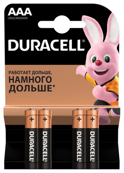 Duracell 81545421 Батарейка Duracell Basic AAA/LR03 BL, 4шт 81545421: Купити в Україні - Добра ціна на EXIST.UA!