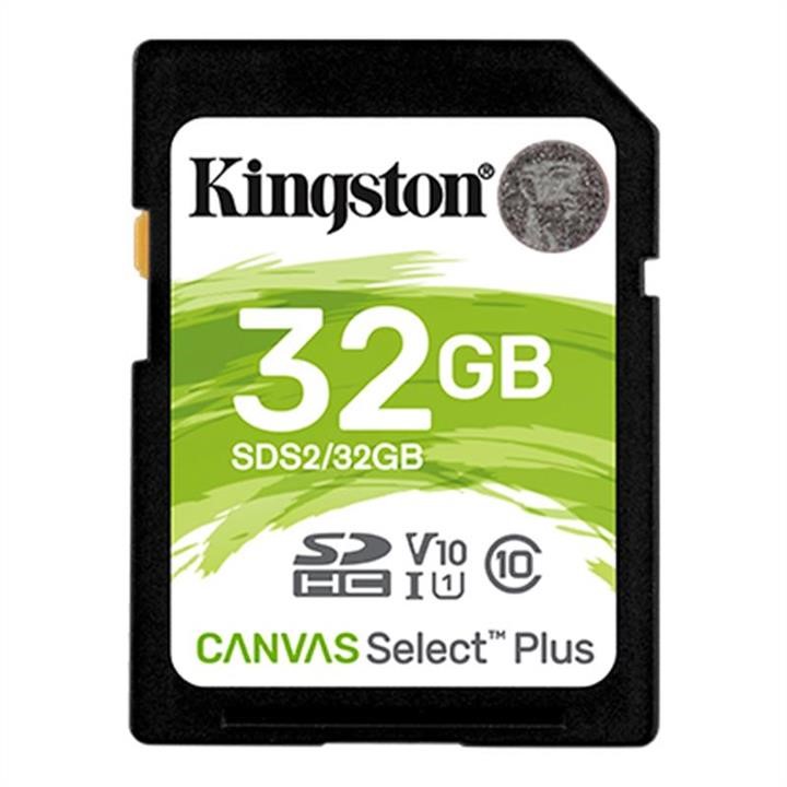Kingston SDS2/32GB Карта пам'яті SDHC 32GB UHS-I Class 10 Kingston Canvas Select Plus R100MB / s (SDS2 / 32GB) SDS232GB: Купити в Україні - Добра ціна на EXIST.UA!
