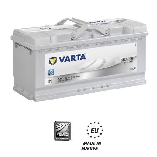 Батарея аккумуляторная Varta Silver Dynamic 12В 110Ач 920А(EN) R+ Varta 6104020923162 - фото 2