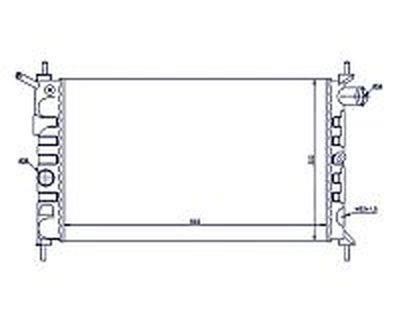 Polcar 550708B1 Радиатор охлаждения двигателя 550708B1: Отличная цена - Купить в Украине на EXIST.UA! 550708B1 Polcar Радиатор охлаждения двигателя