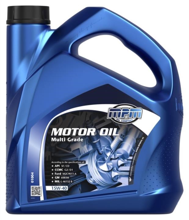 MPM Oil 01004 Моторна олива MPM Oil Multi Grade 15W-40, 4л 01004: Купити в Україні - Добра ціна на EXIST.UA!