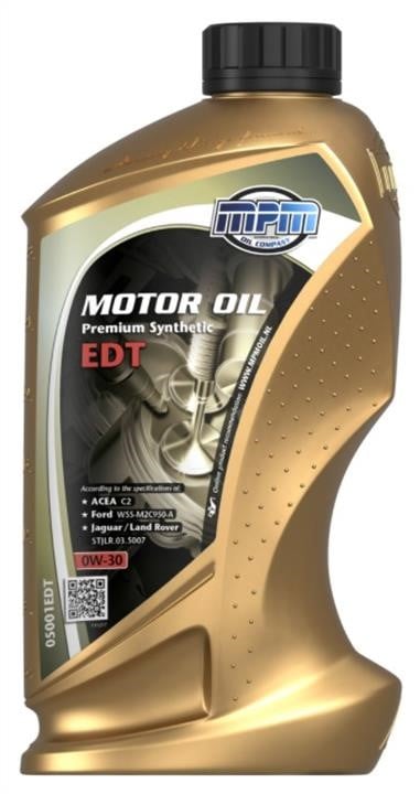 MPM Oil 05001EDT Моторна олива MPM Oil Premium Synthetic EDT Ford 0W-30, 1л 05001EDT: Приваблива ціна - Купити в Україні на EXIST.UA!