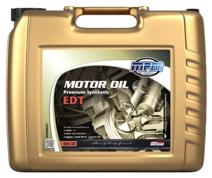 MPM Oil 05020EDT Моторна олива MPM Oil Premium Synthetic EDT Ford 0W-30, 20л 05020EDT: Купити в Україні - Добра ціна на EXIST.UA!