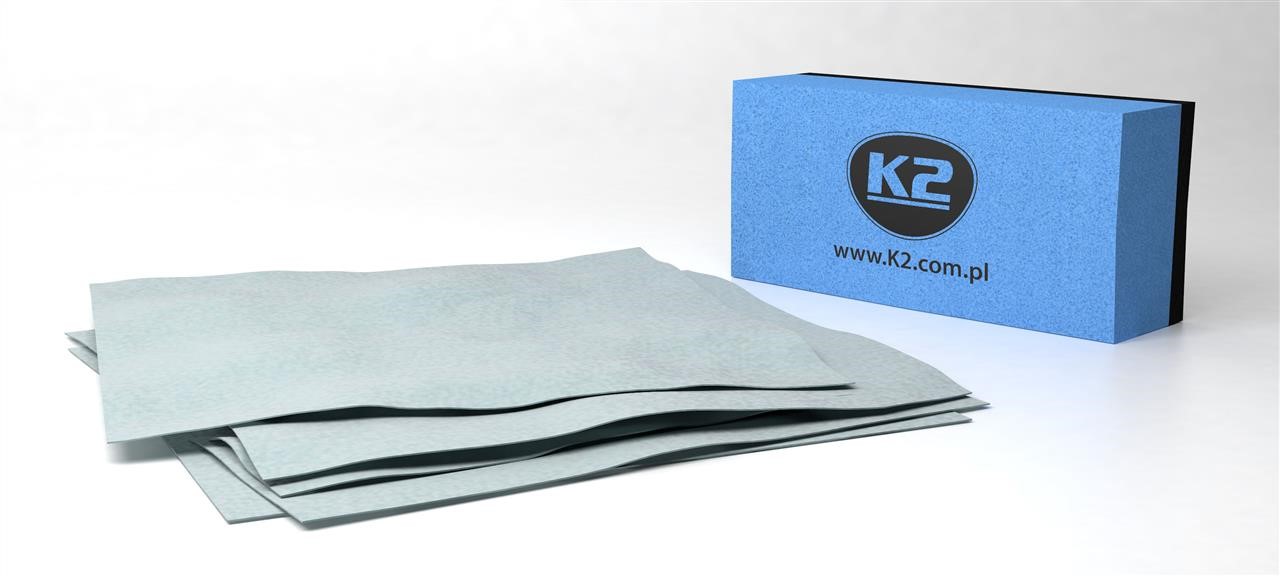 K2 G039 Губка для керамічного покриття 9x4, 5х2, 5 см + серветки з мікрофібри 5 шт. G039: Купити в Україні - Добра ціна на EXIST.UA!