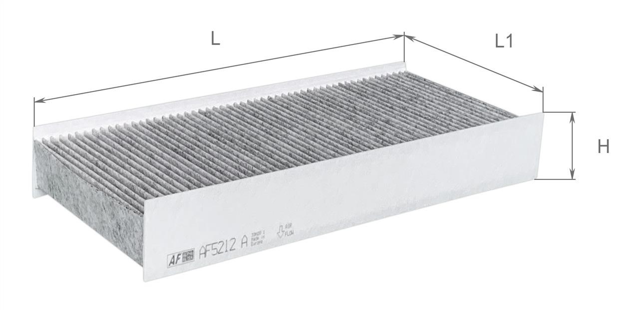 AF5212A Alpha Filter Фильтр салона с активированным углем