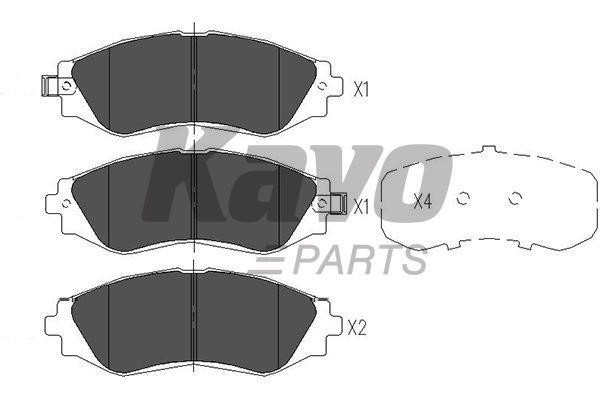 Купить Kavo parts KBP1001 – отличная цена на EXIST.UA!
