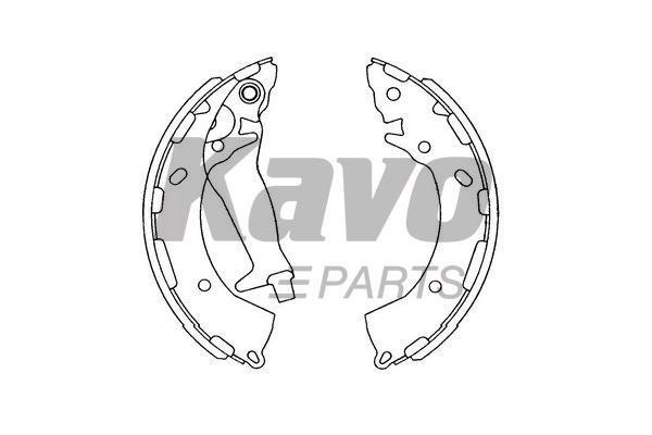 Колодки гальмівні барабанні, комплект Kavo parts KBS-3409