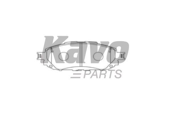 Гальмівні колодки, комплект Kavo parts KBP-9152