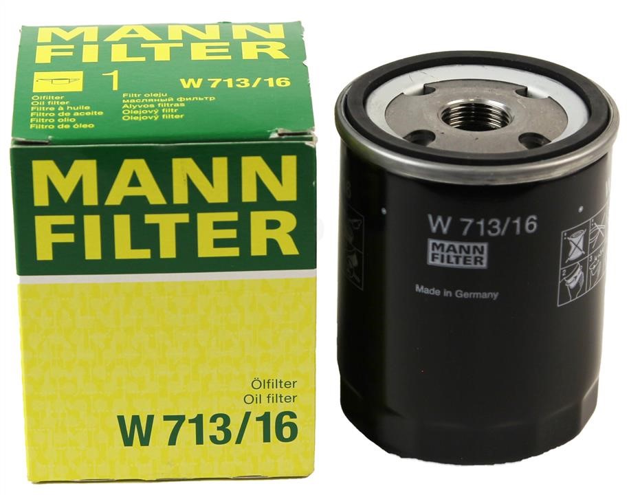 Фільтр масляний Mann-Filter W 713&#x2F;16