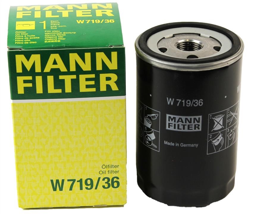 Фільтр масляний Mann-Filter W 719&#x2F;36