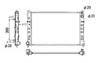 GY0115200D Mazda Радиатор охлаждения двигателя