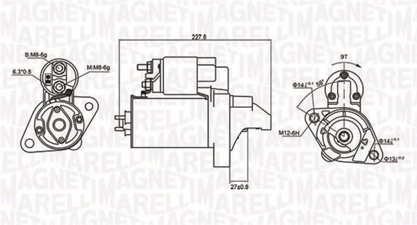 063721074010 Magneti marelli Стартер