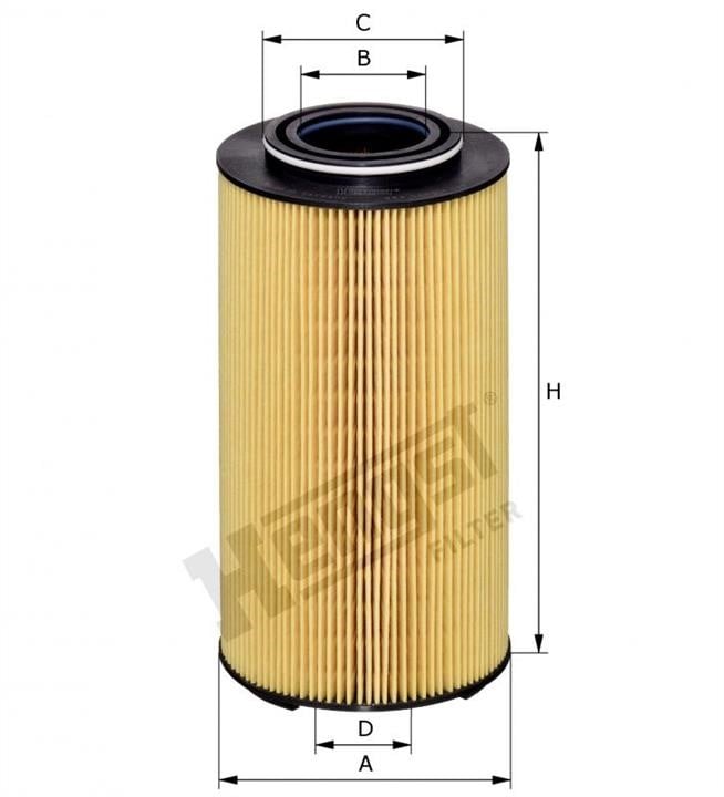 E903HD436 Hengst Масляный фильтр