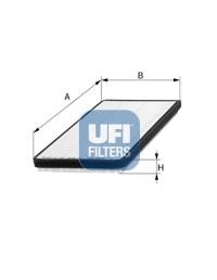 Ufi 5325000 Фільтр салону 5325000: Купити в Україні - Добра ціна на EXIST.UA!