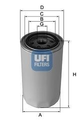Ufi 2354800 Фільтр масляний 2354800: Купити в Україні - Добра ціна на EXIST.UA!