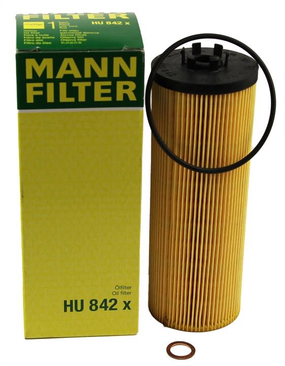 Фільтр масляний Mann-Filter HU 842 X