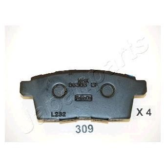 Колодки Mazda CX-9 (Мазда СХ-9): PP309AF Japanparts Тормозные колодки дисковые, комплект