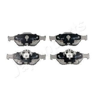 Комплект тормозных колодок Daihatsu Charade (Дайхатсу Шарад): PA238AF Japanparts Тормозные колодки дисковые, комплект