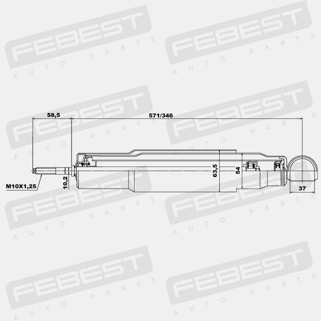 Купити Febest 04655699R за низькою ціною в Україні!