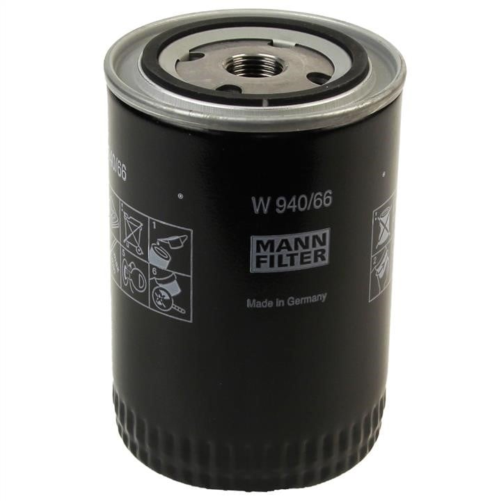 Mann-Filter W 940/66 Фільтр масляний W94066: Приваблива ціна - Купити в Україні на EXIST.UA!
