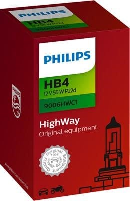 Philips 9006HWC1 Лампа галогенна 12В HB4 51Вт 9006HWC1: Купити в Україні - Добра ціна на EXIST.UA!