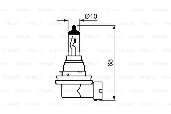 Лампа накаливания 12V Bosch 1 987 302 089