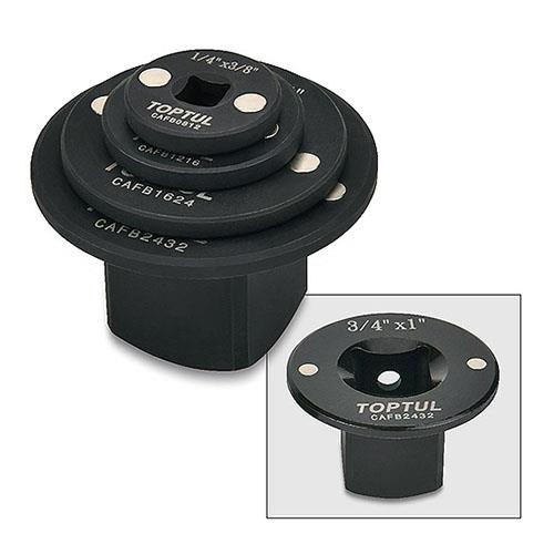 GAAR0404 Toptul Набор переходников магнитных 1/4"-1" 4ед.