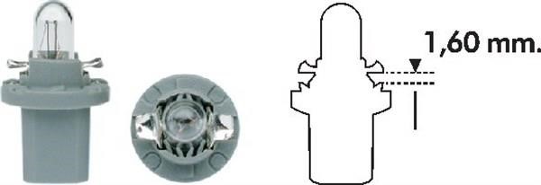 Лампочка накаливания T5 24V 1,2W Magneti marelli 003724100000