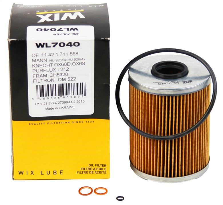Масляный фильтр WIX WL7040