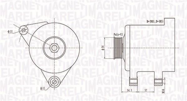 063731747010 Magneti marelli Генератор