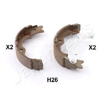 GFH26AF Japanparts Колодки тормозные стояночного тормоза