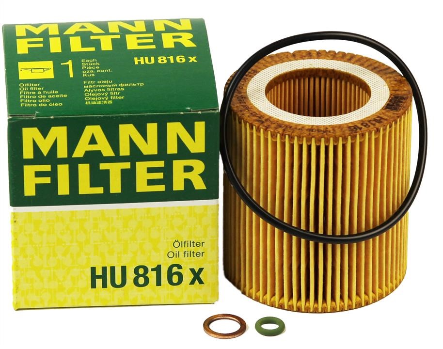 Фільтр масляний Mann-Filter HU 816 X