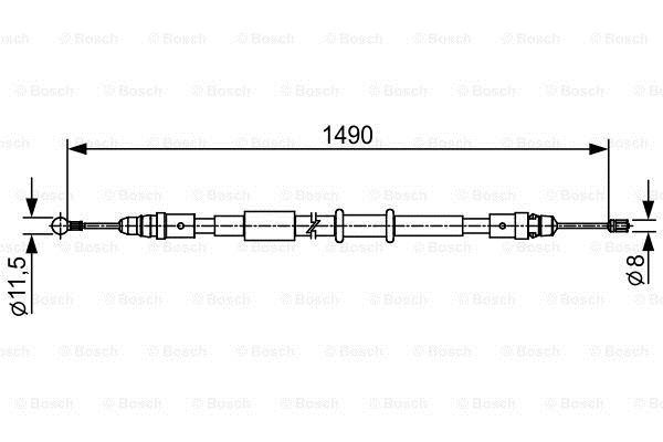 Купити Bosch 1 987 482 553 за низькою ціною в Україні!