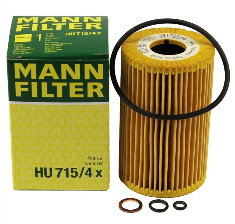 Фільтр масляний Mann-Filter HU 715&#x2F;4 X