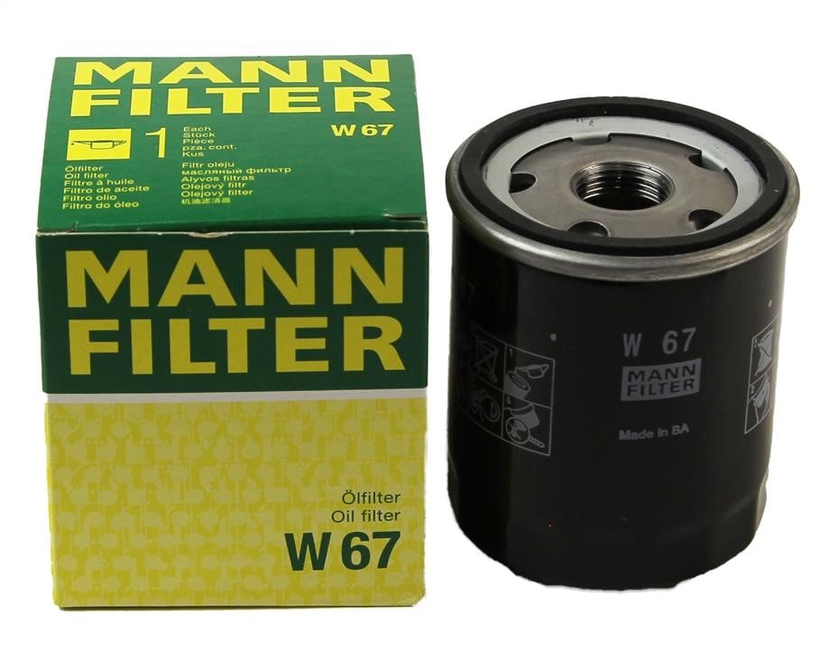 Фільтр масляний Mann-Filter W 67