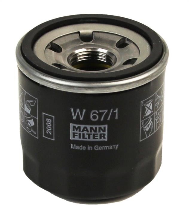 Mann-Filter W 67/1 Масляный фильтр W671: Купить в Украине - Отличная цена на EXIST.UA!
