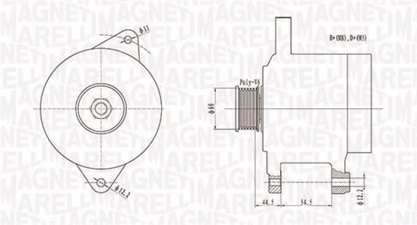 063731718010 Magneti marelli Генератор