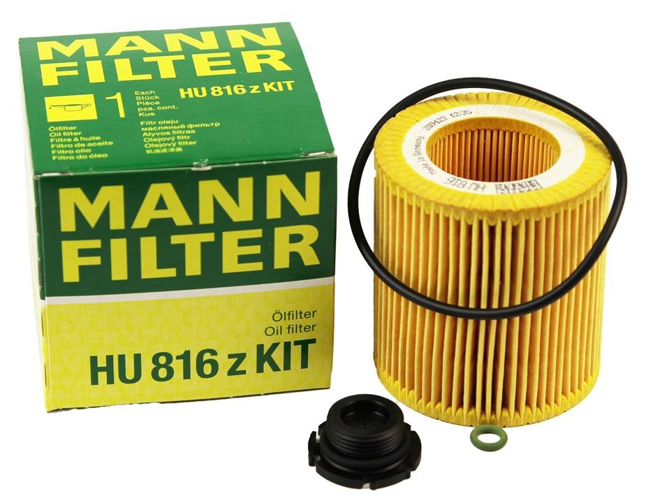 Фільтр масляний Mann-Filter HU 816 Z KIT