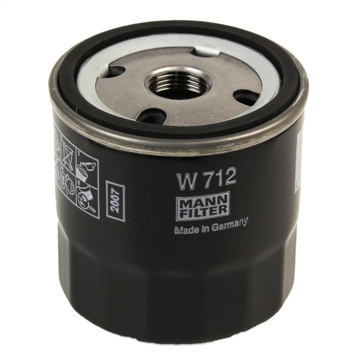 Mann-Filter W 712 Фільтр масляний W712: Приваблива ціна - Купити в Україні на EXIST.UA!