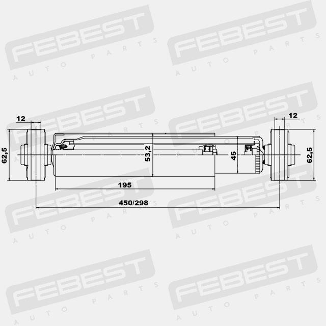 Купити Febest 05655636R за низькою ціною в Україні!
