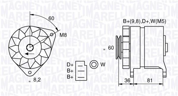 Купити Magneti marelli 054022581010 за низькою ціною в Україні!
