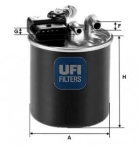 Ufi 24.151.00 Фільтр палива 2415100: Купити в Україні - Добра ціна на EXIST.UA!