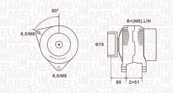 063731919010 Magneti marelli Генератор