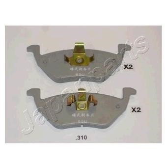 PP310AF Japanparts Тормозные колодки дисковые, комплект
