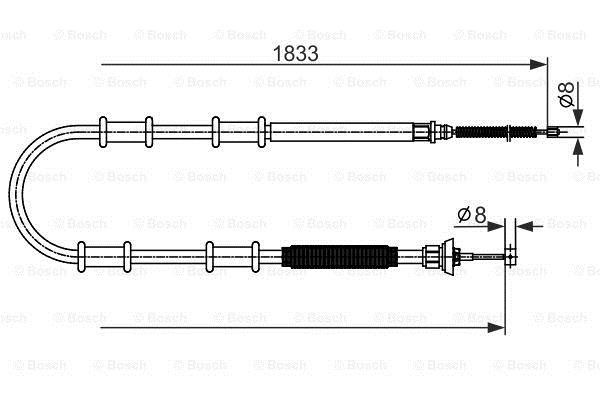 Купити Bosch 1 987 482 593 за низькою ціною в Україні!