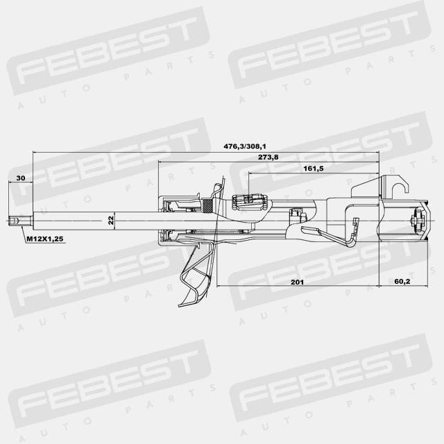 Купити Febest 05665299FR за низькою ціною в Україні!